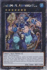 Mermail Abyssgaios - RA04-EN065 - (Platinum Secret Rare) - 1st Edition